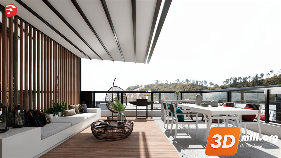 Balcony Skp Files